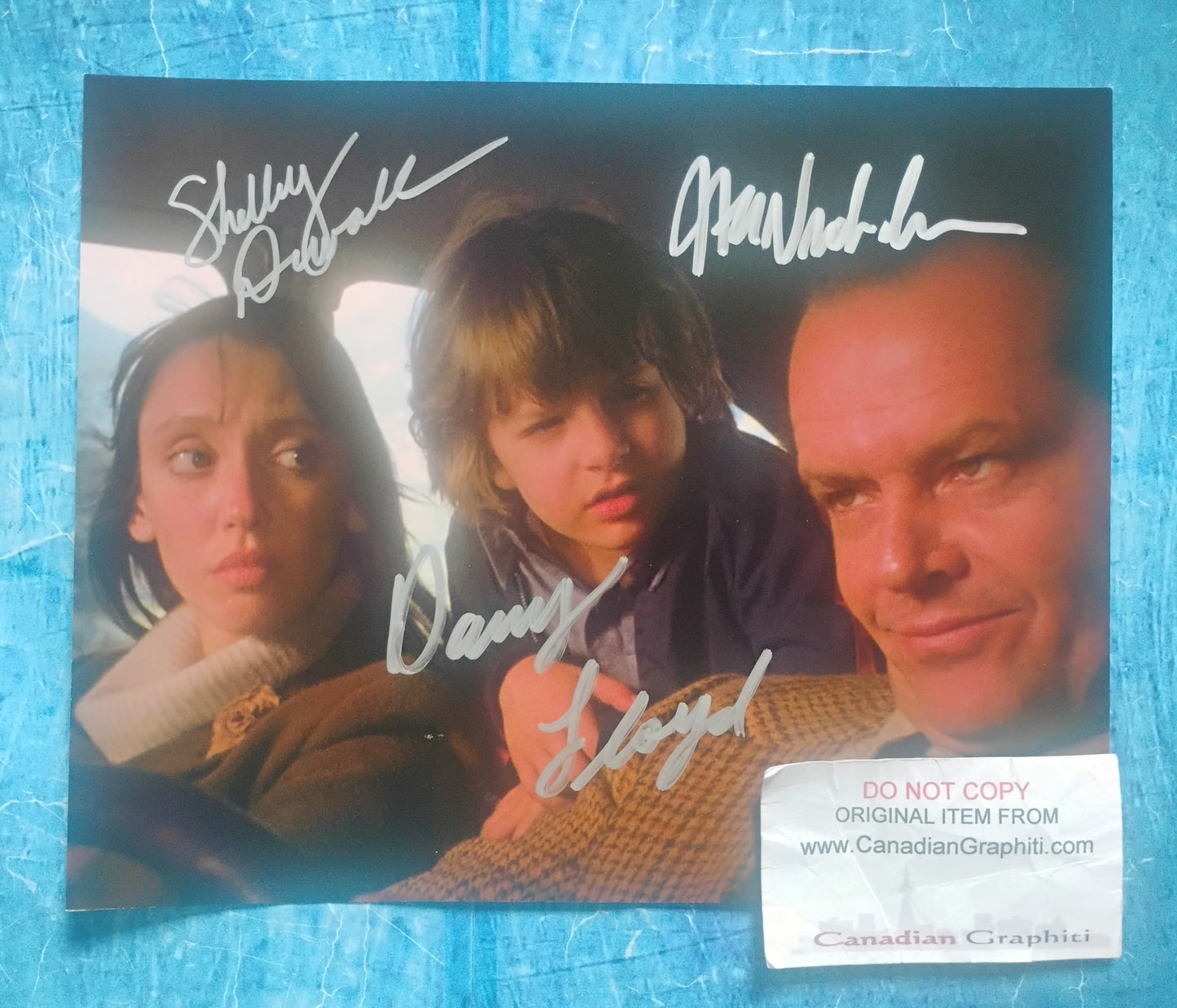 Shelley Duvall, Jack Nicholson & Danny Lloyd Hand Signed 8x10 Photo COA The Shining