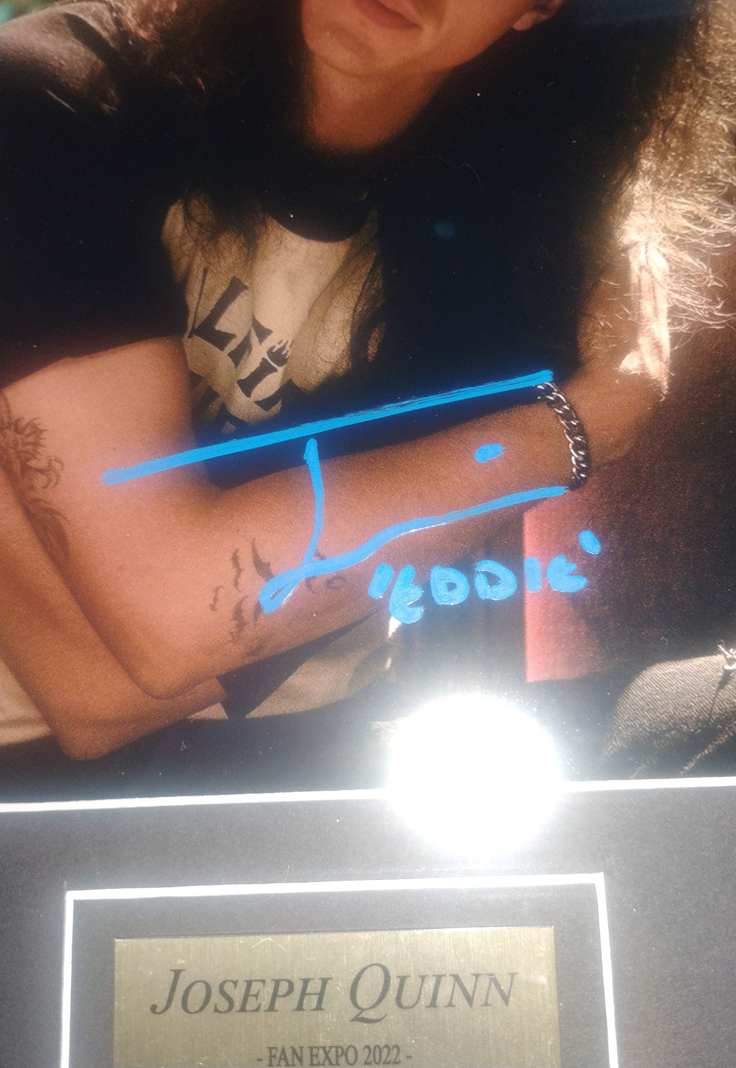 Joseph Quinn Hand Signed Autograph Photo Framed COA Stranger Things