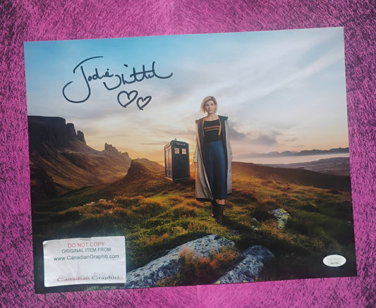Jodie Whittaker Hand Signed Autograph 11x14 Photo JSA COA Doctor Who