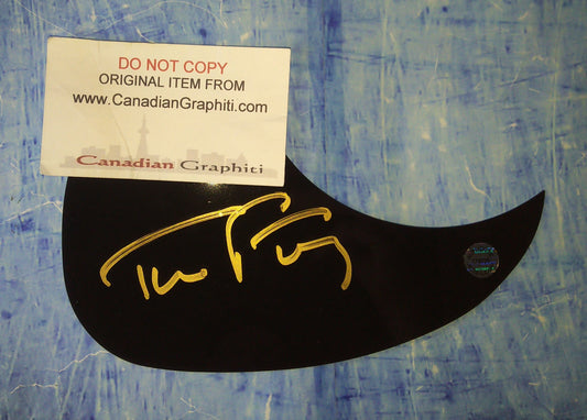 Tom Petty Hand Signed Autograph Guitar Pick Guard COA