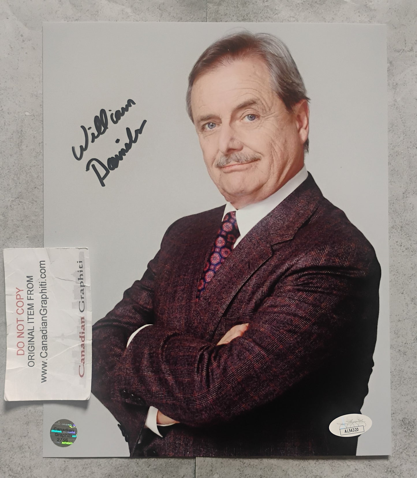William Daniels Hand Signed Autograph 8x10 Photo JSA COA