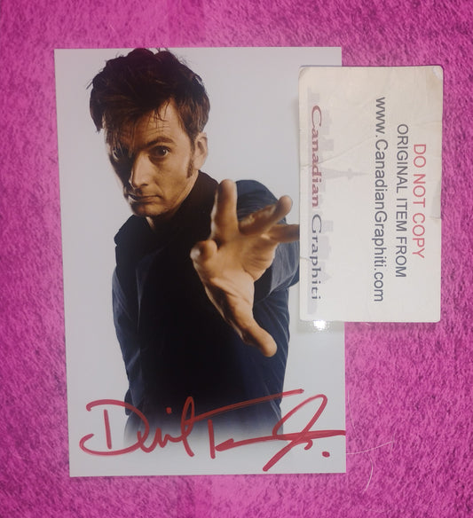 David Tennant Hand Signed Autograph Photo COA Doctor Who