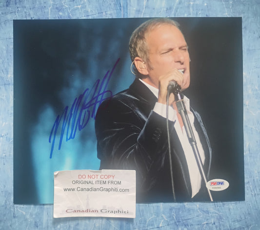 Michael Bolton Hand Signed Autograph 8x10 Photo PSA COA
