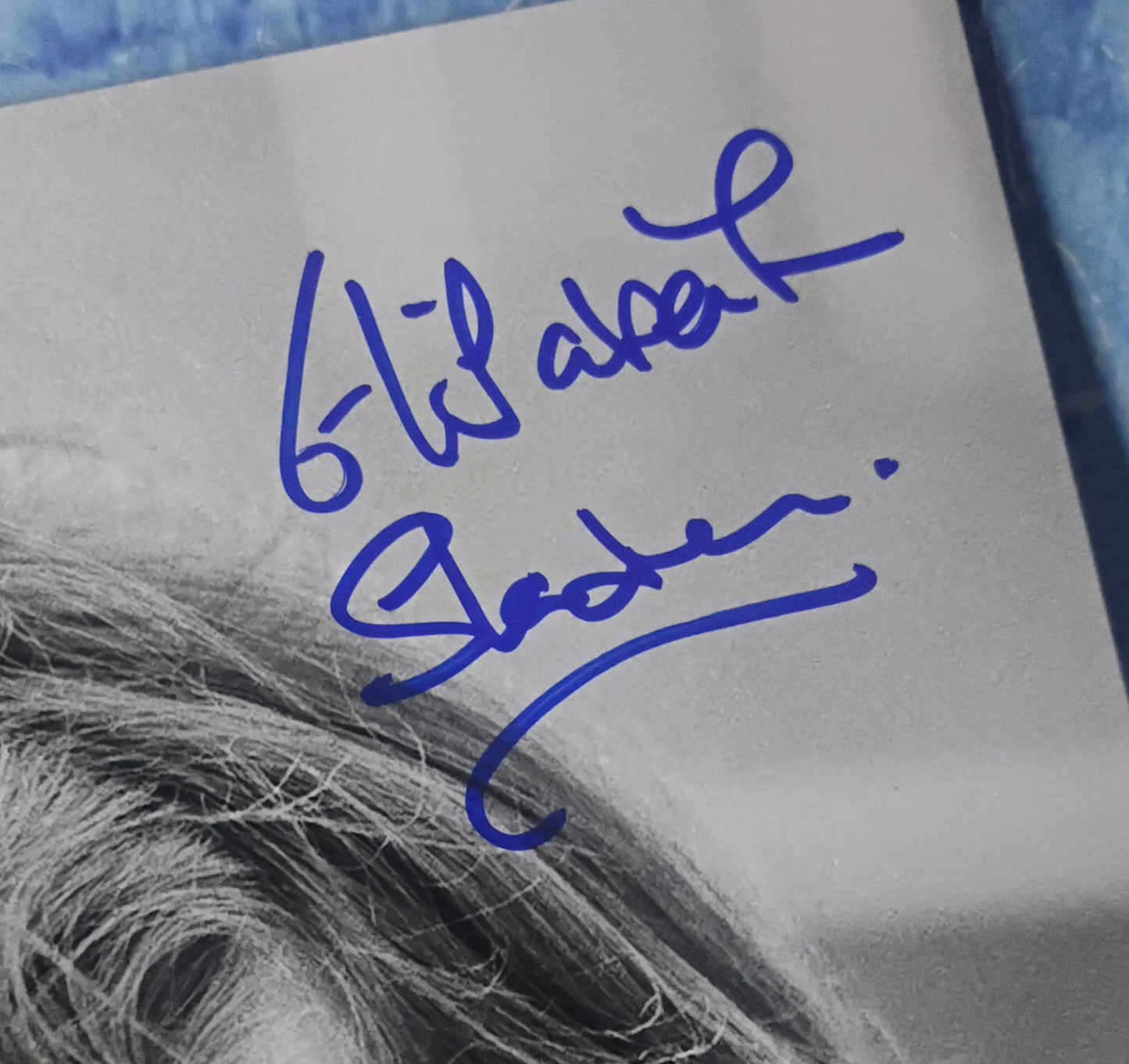 Tom Baker & Elisabeth Sladen Hand Signed Autograph 8x10 Photo COA Doctor Who