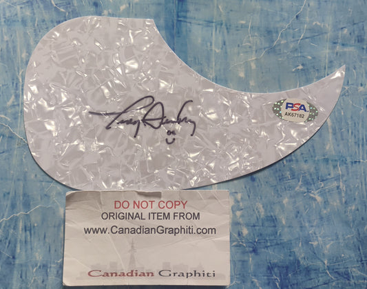 Teddy Gentry Hand Signed Autograph Guitar Pick Guard PSA COA Alabama