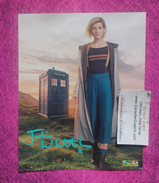 Jodie Whittaker Hand Signed Autograph 8x10 Photo COA Doctor Who