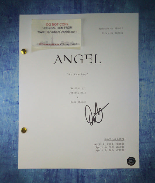 David Boreanaz Hand Signed Autograph Angel Script COA + OPix