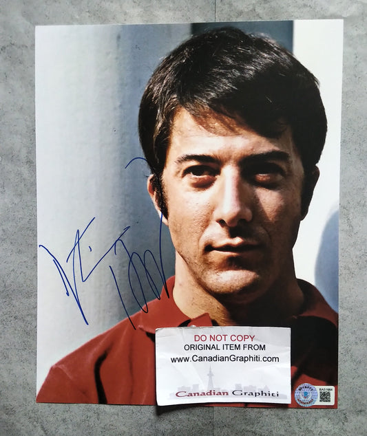 Dustin Hoffman Hand Signed Autograph 8x10 Photo BAS COA