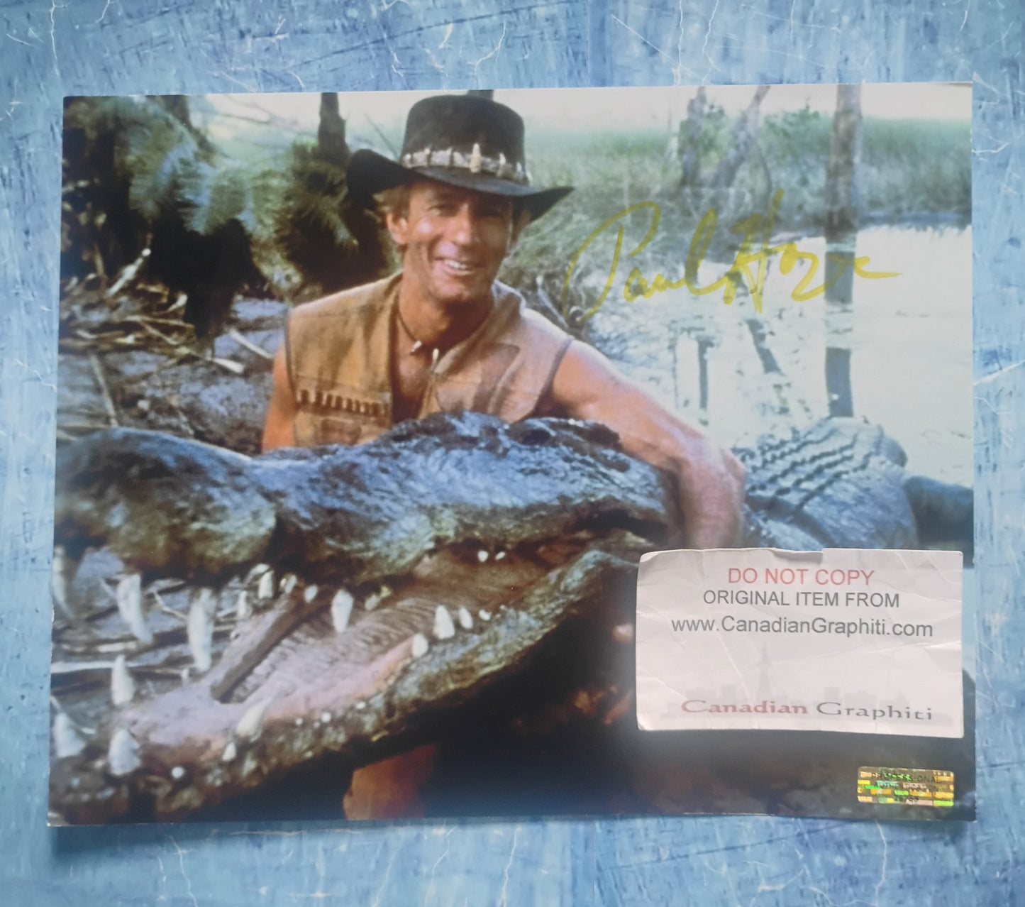 Paul Hogan Hand Signed Autograph 8x10 Photo COA Crocodile Dundee
