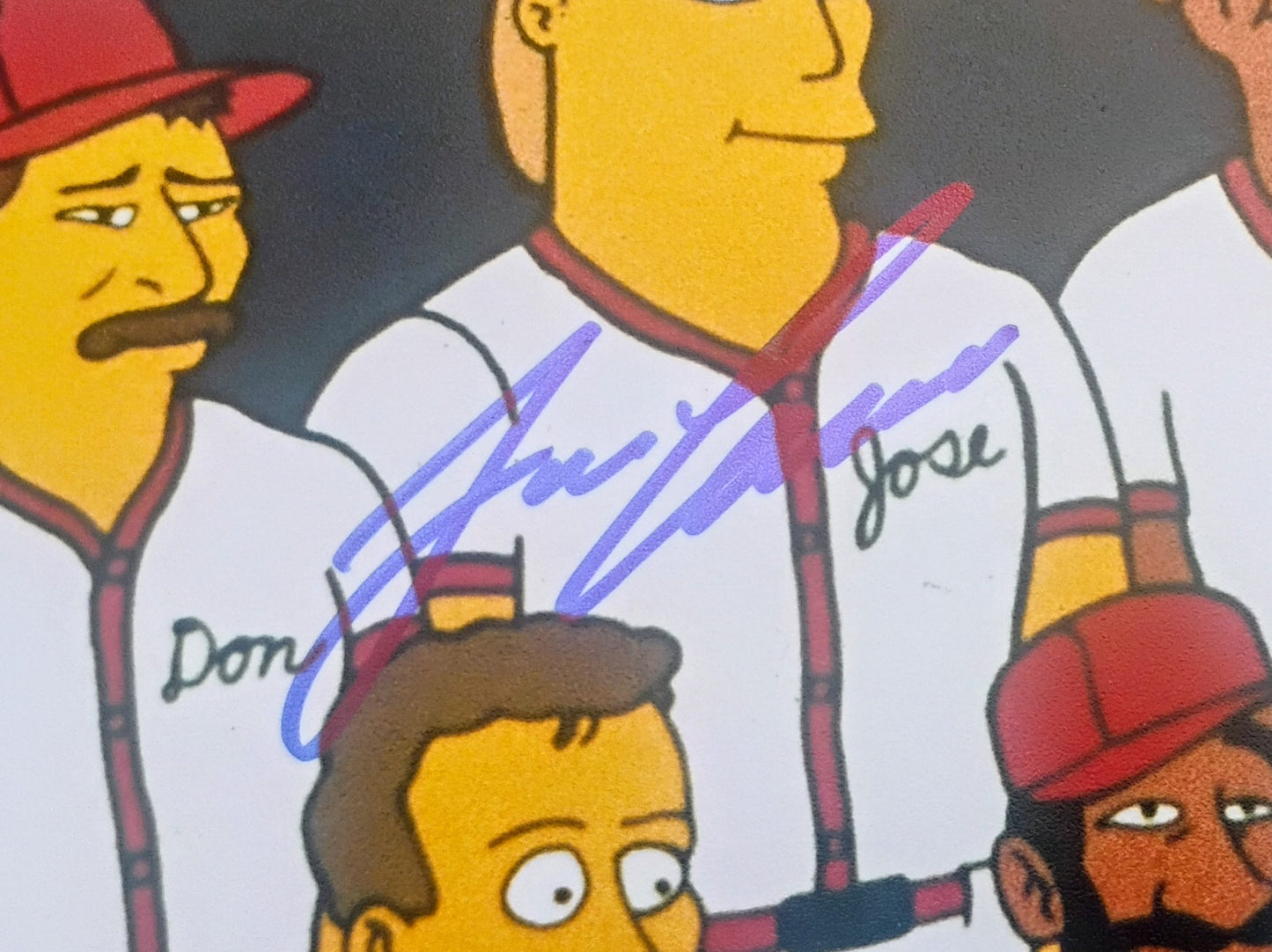 Jose Canseco Hand Signed Autograph 8x10 Photo JSA COA The Simpsons