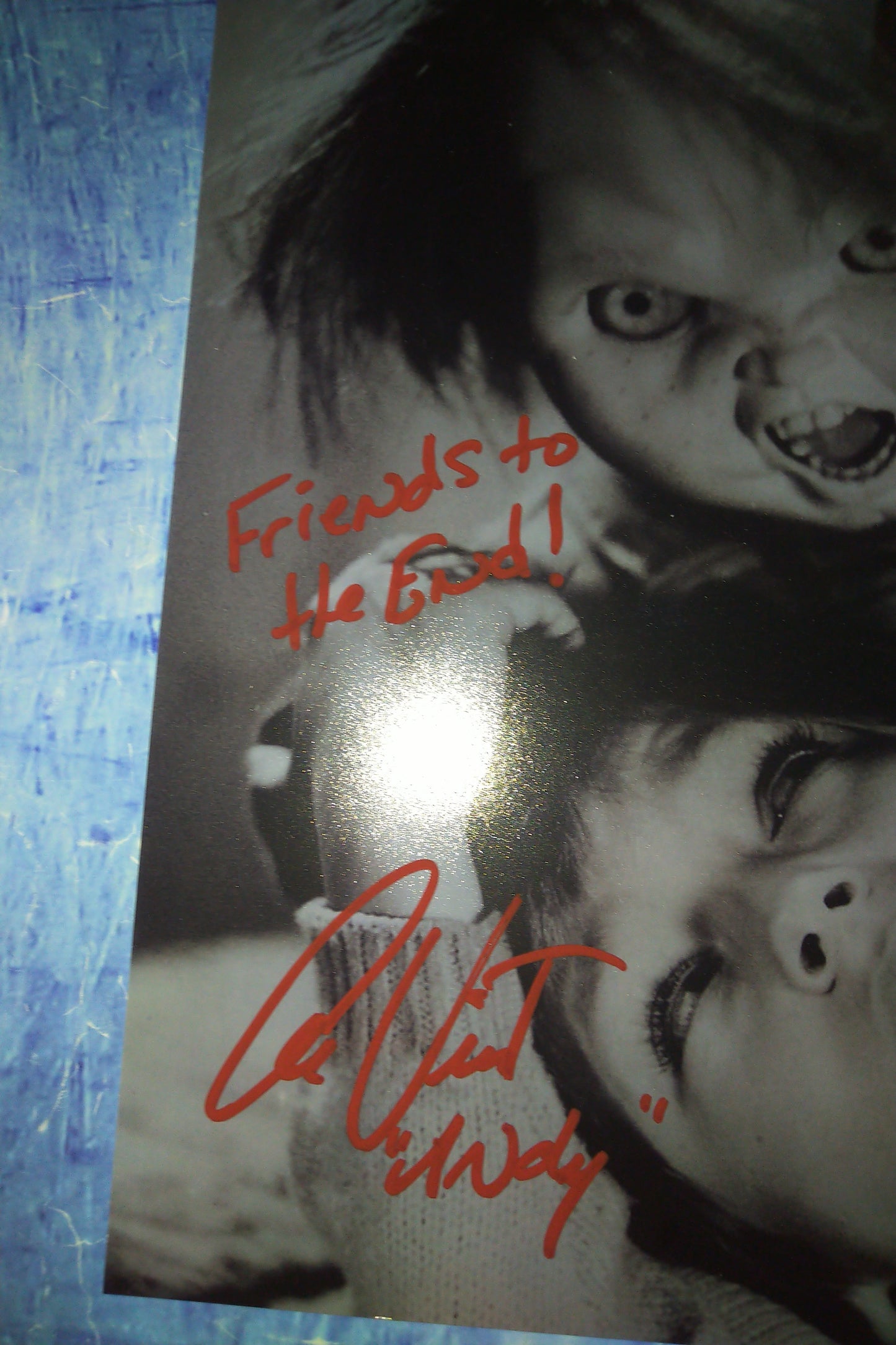 Brad Dourif & Alex Vincent Hand Signed Autograph 8x10 Photo COA Child's Play