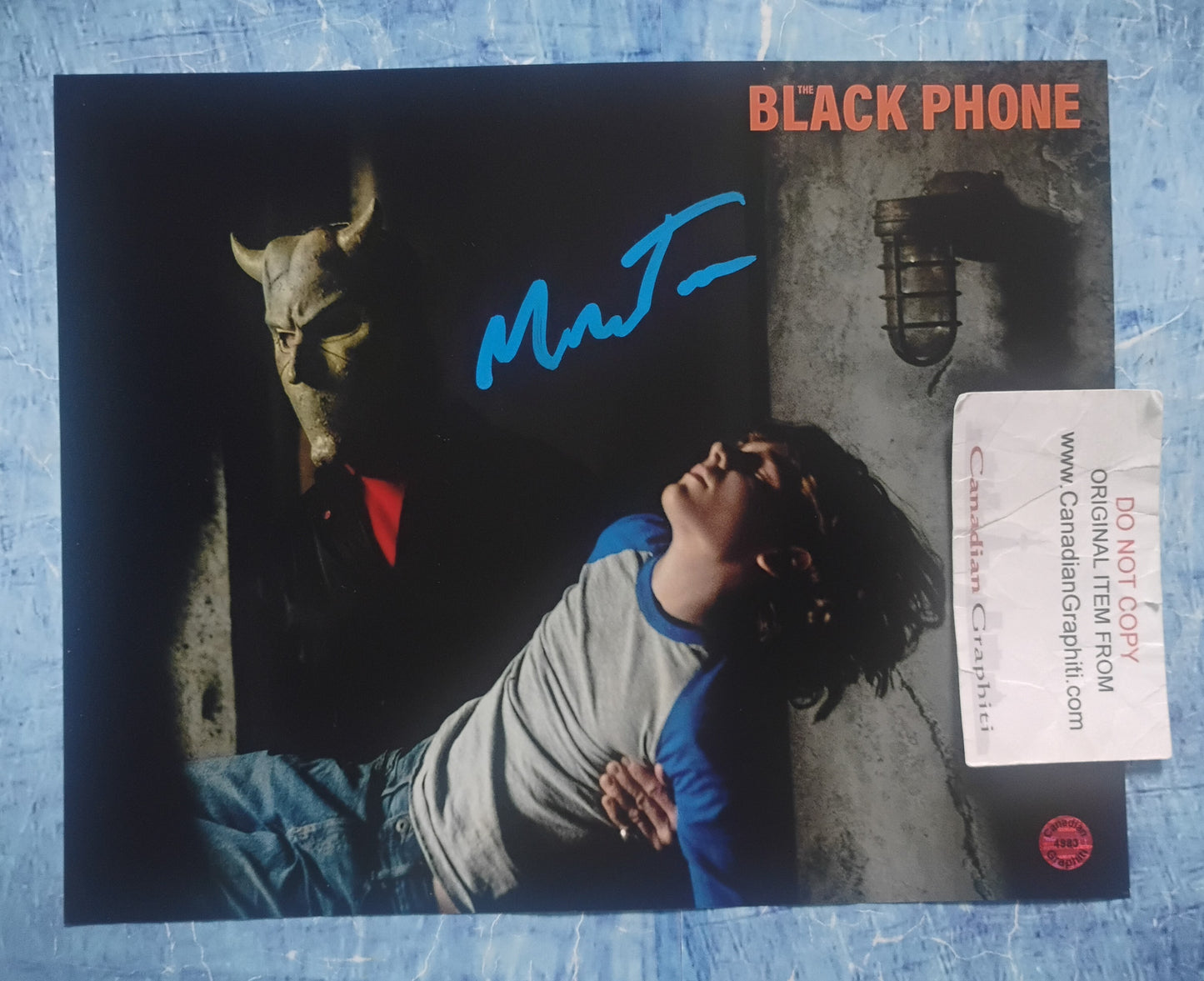 Mason Thames Hand Signed Autograph 8x10 Photo OPix COA The Black Phone