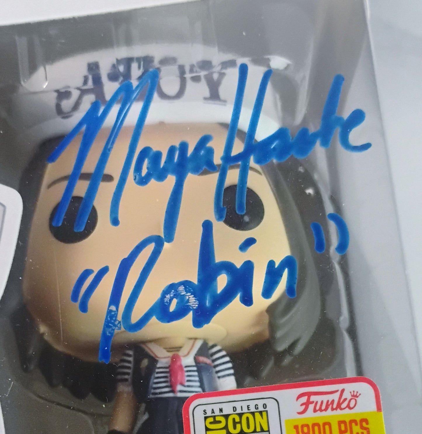 Maya Hawke Hand Signed Autograph Stranger Things Funko Pop COA