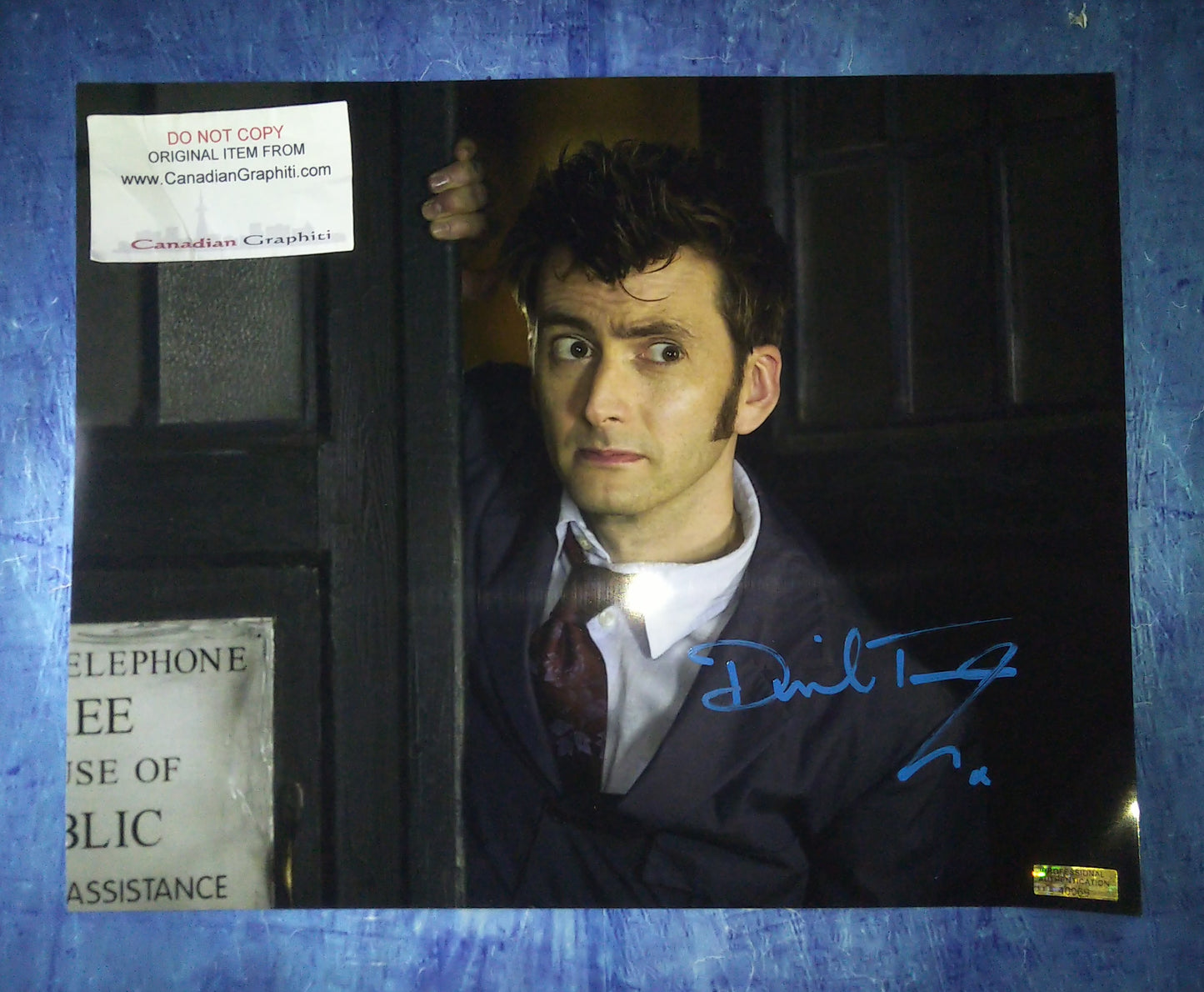 David Tennant Hand Signed Autograph 11x14 Photo COA Doctor Who
