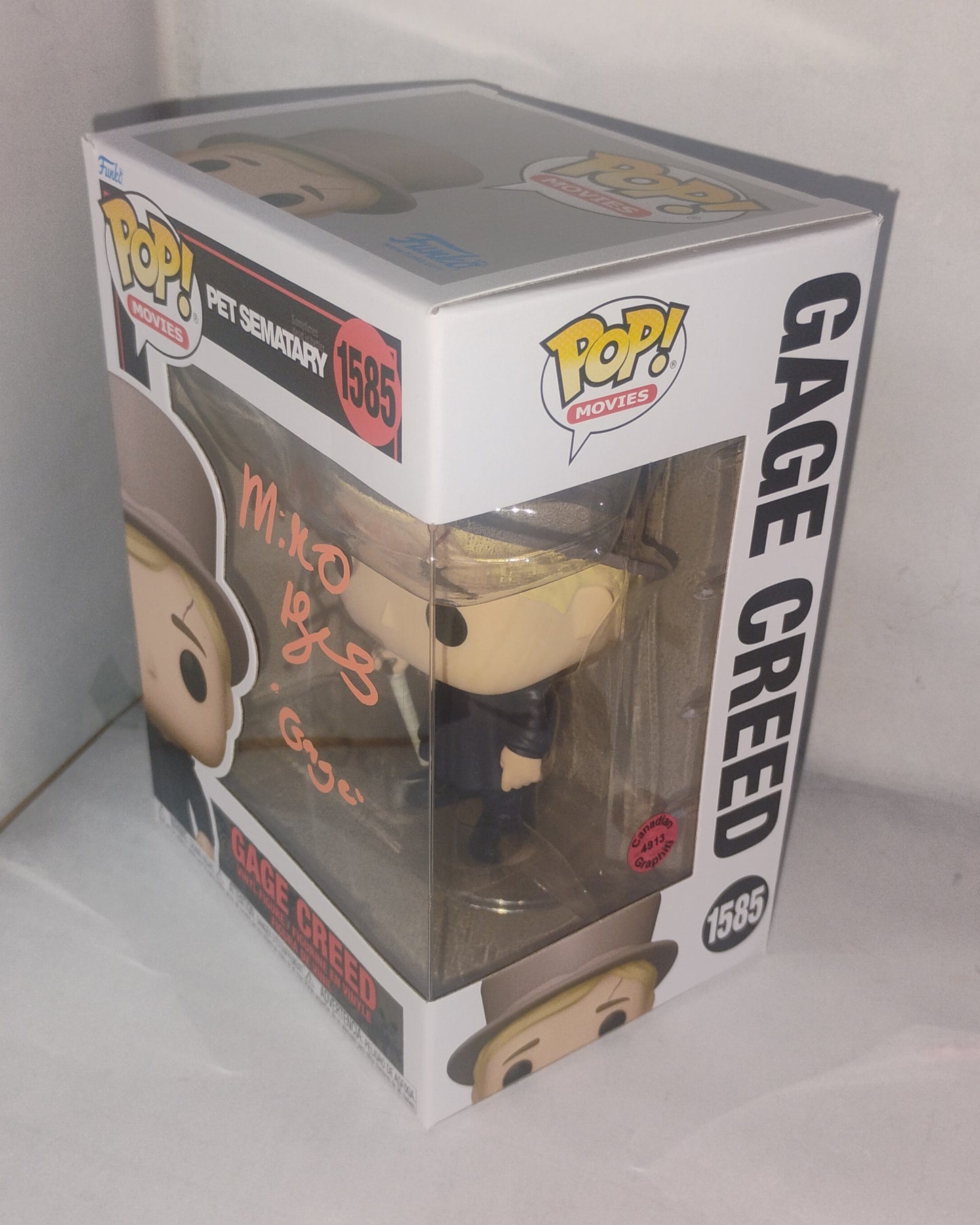 Miko Hughes Hand Signed Autograph Pet Sematary Funko Pop COA