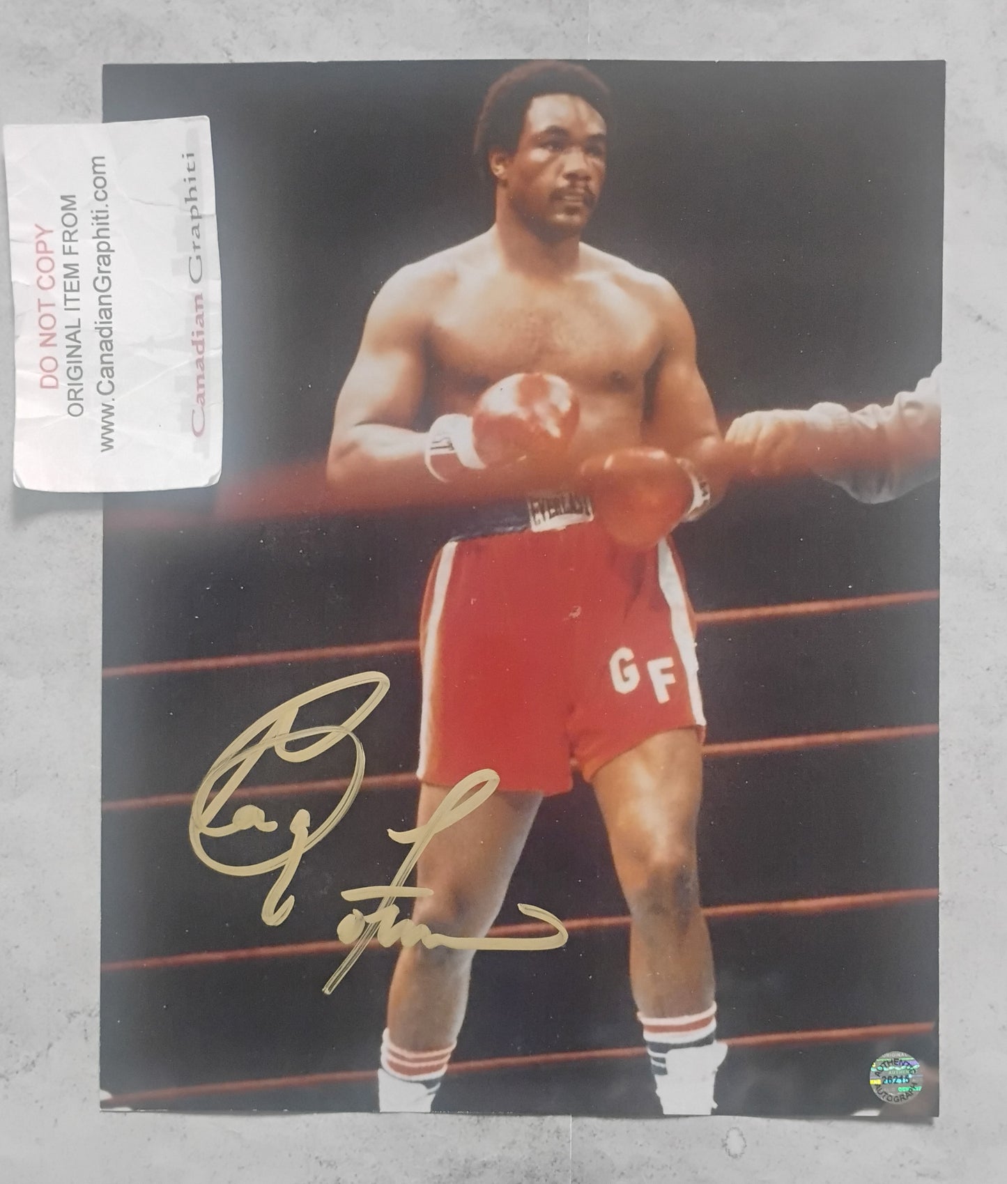 George Forman Hand Signed Autograph 8x10 Photo COA