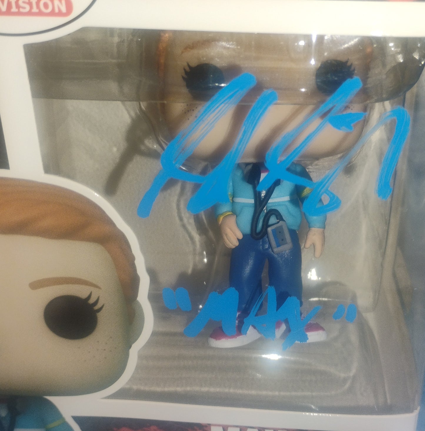 Sadie Sink Hand Signed Autograph Stranger Things Funko Pop COA