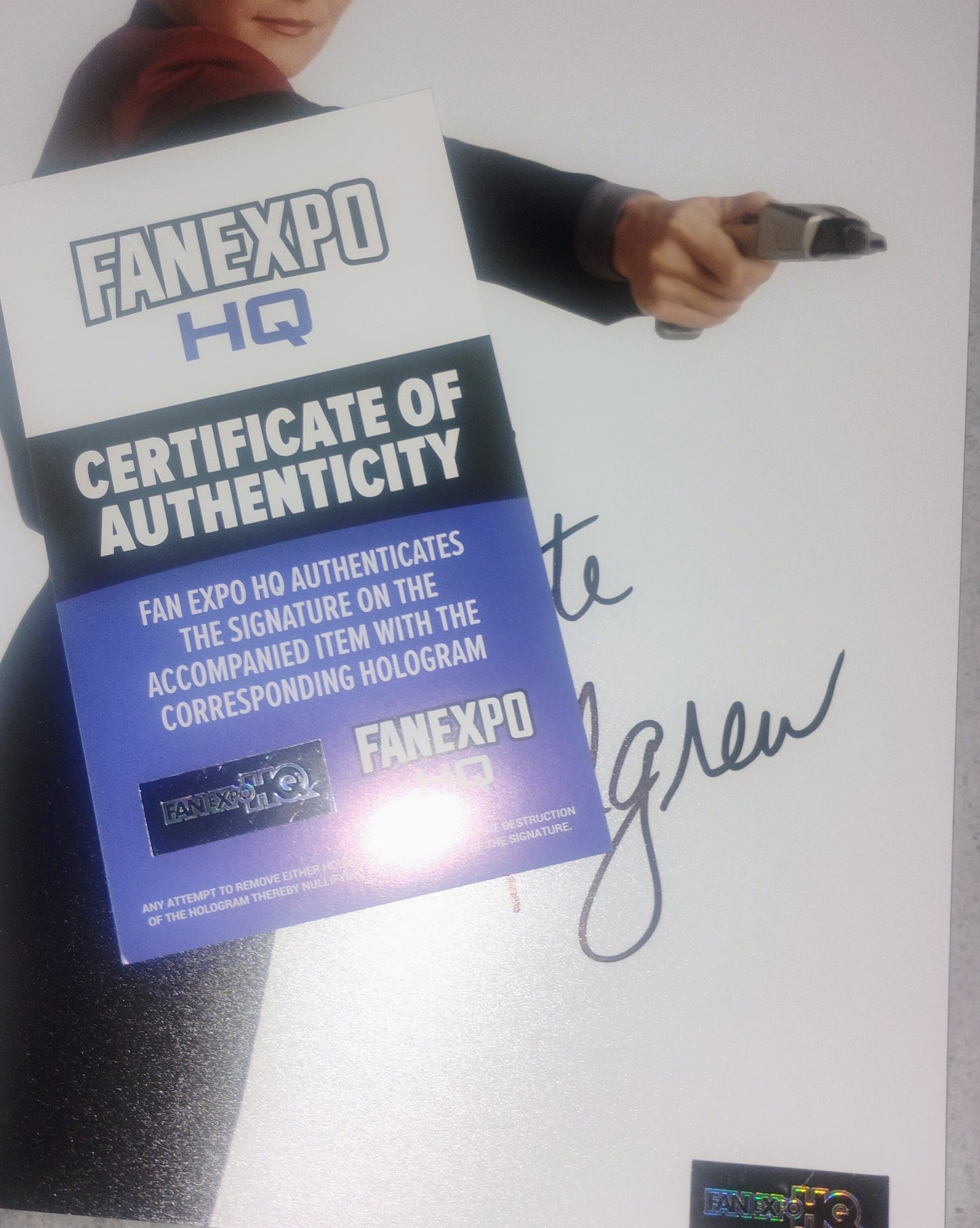 Kate Mulgrew Hand Signed Autograph 8x10 Photo COA Star Trek