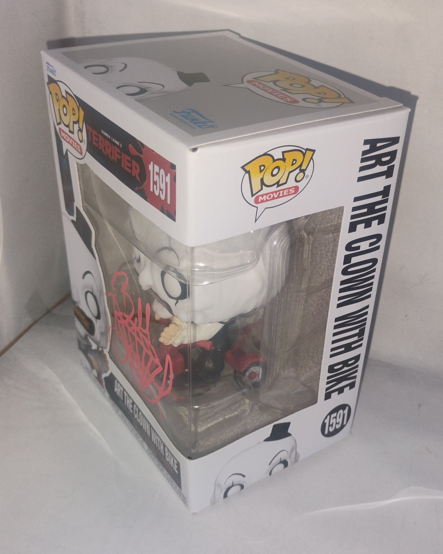 Bill Diamond Hand Signed Autograph Terrifier Funko Pop COA Art The Clown