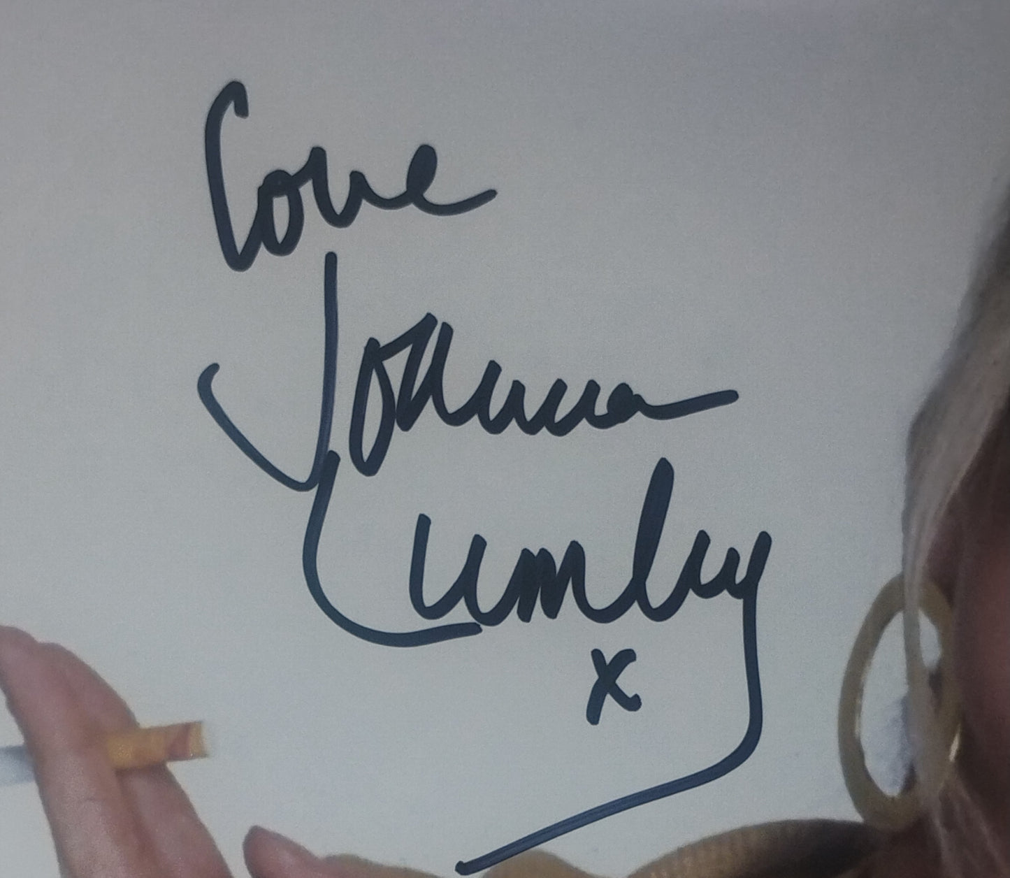 Joanna Lumley Hand Signed Autograph 8x10 Photo COA Absolutely Fabulous