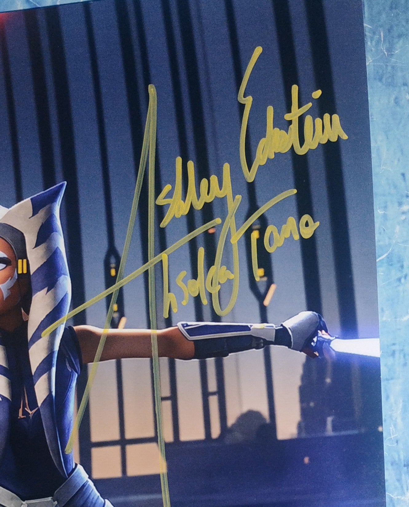 Ashley Eckstein Hand Signed Autograph Photo COA Star Wars Clone Wars