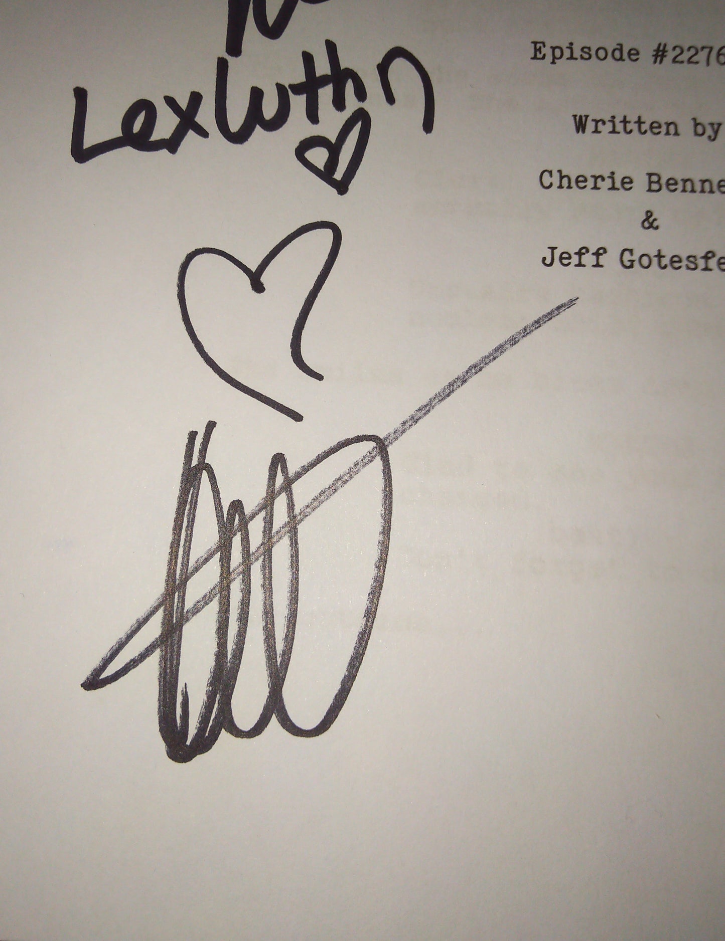 Smallville 5x Cast Hand Signed Autograph Script COA Tom Welling