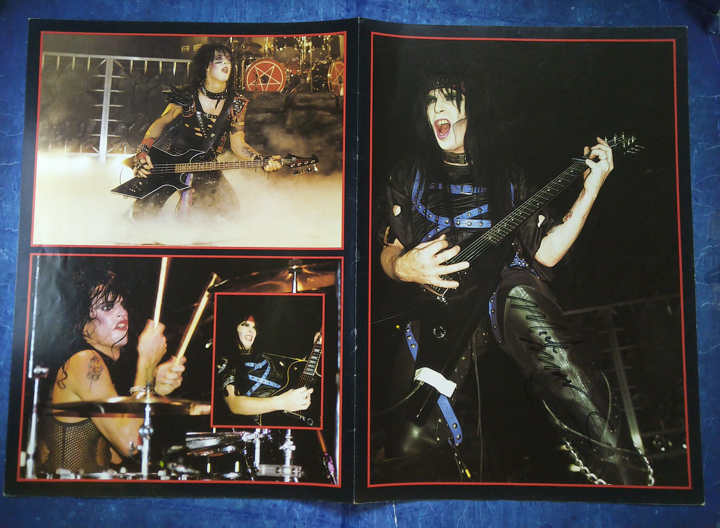 Mick Mars Hand Signed Autograph Pinup Poster JSA COA Motley Crue