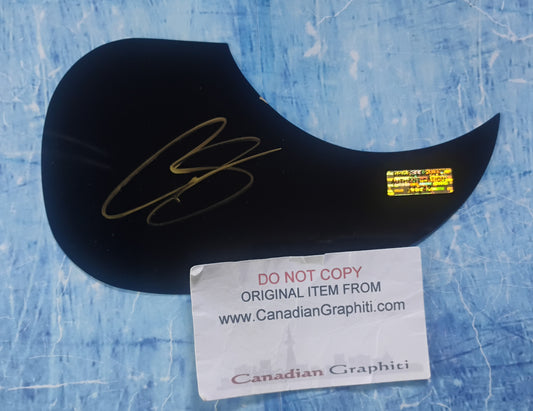 Chris Stapleton Hand Signed Autograph Guitar Pick Guard COA