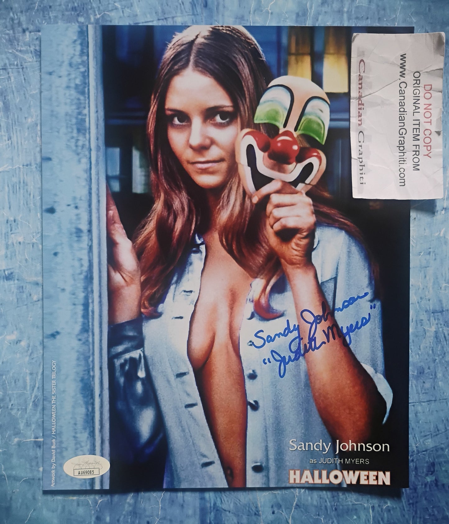 Sandy Johnson Hand Signed Autograph 8x10 Photo JSA COA Halloween