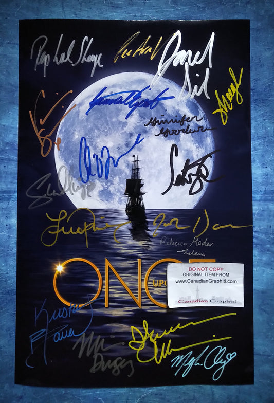 Once Upon A Time 17x Cast Hand Signed Autograph Photo COA
