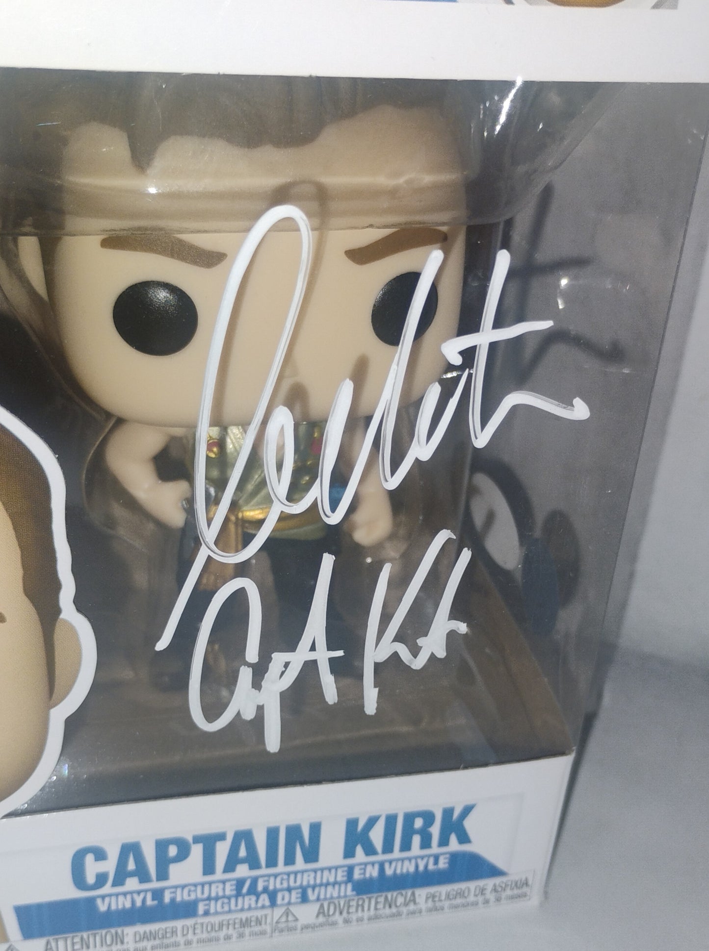 William Shatner Hand Signed Autograph Funko Pop JSA COA Star Trek Captain Kirk