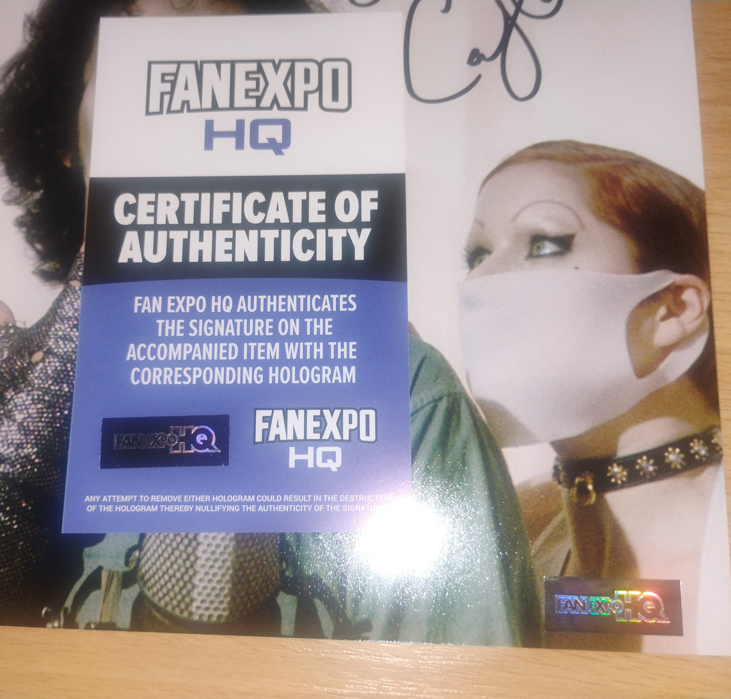 Patricia Quinn & Nell Campbell Hand Signed Autograph 8x10 Photo COA Rocky Horror Picture Show