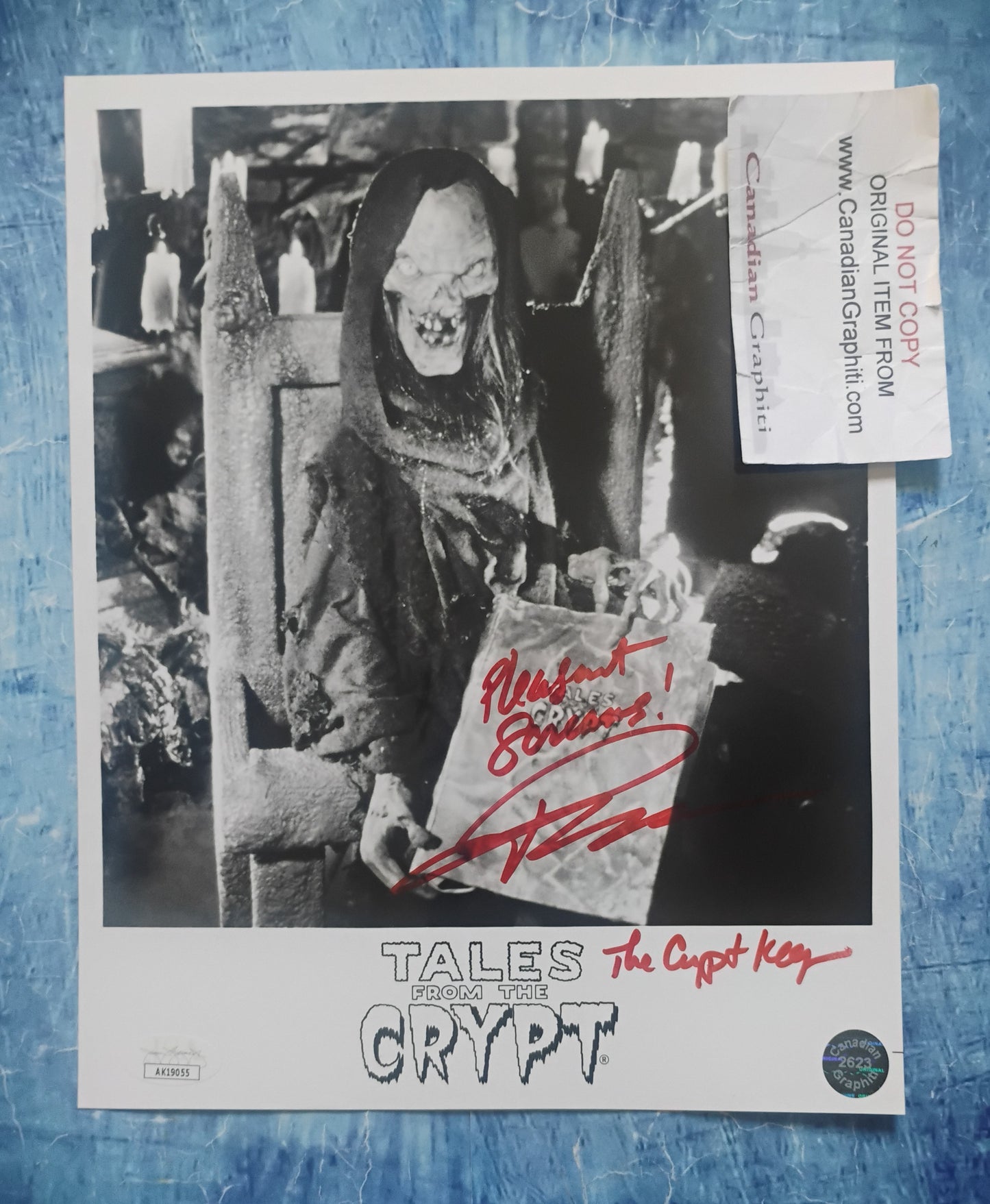 John Kassir Hand Signed Autograph 8x10 Photo JSA COA Tales From The Crypt
