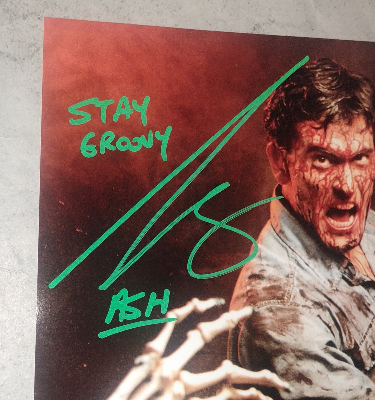 Bruce Campbell Hand Signed Autograph 8x10 Photo COA Evil Dead
