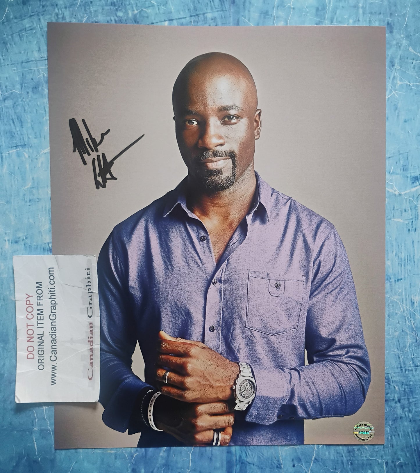 Mike Colter Hand Signed Autograph 8x10 Photo COA