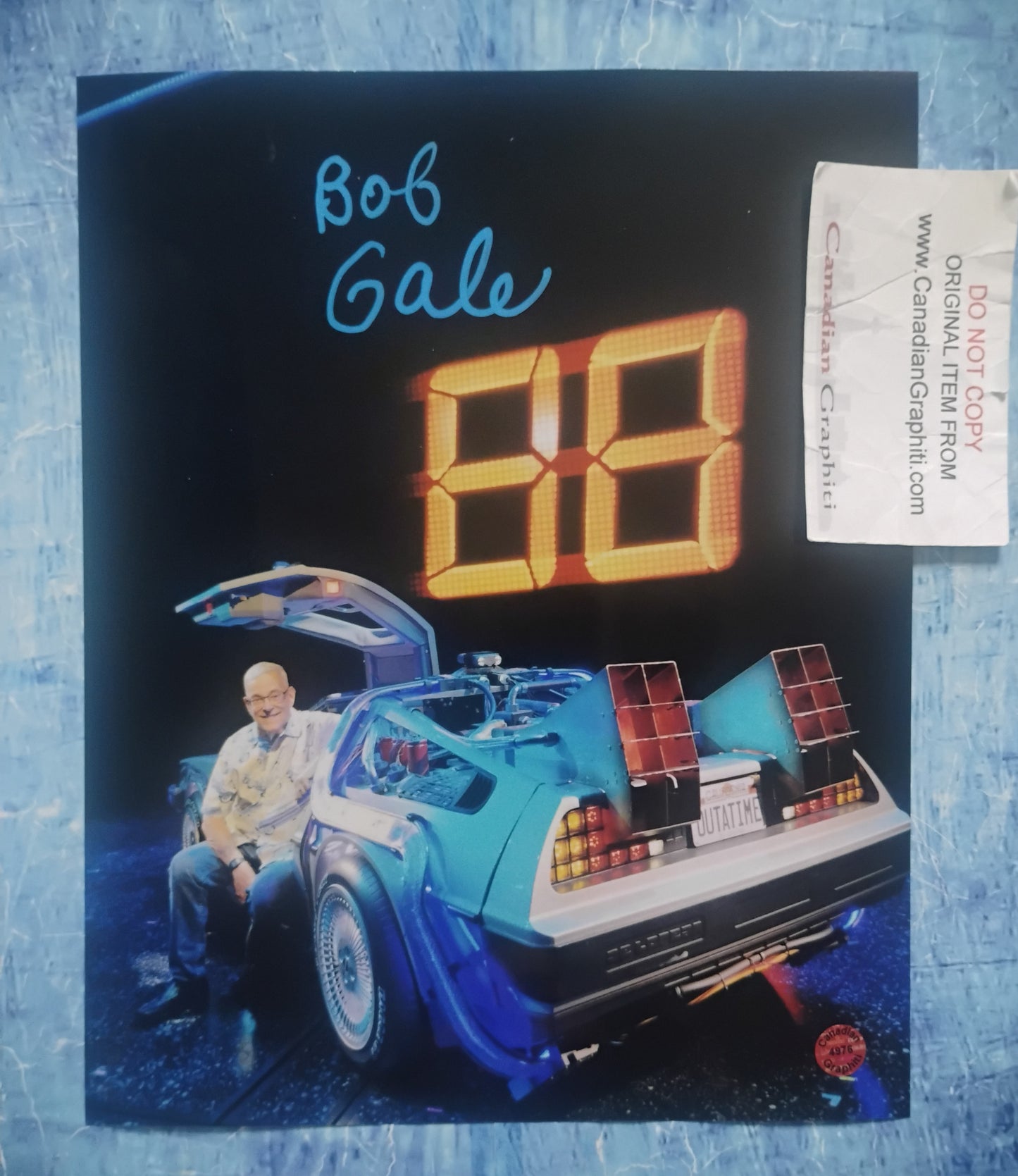 Bob Gale Hand Signed Autograph 8x10 Photo COA Back To The Future