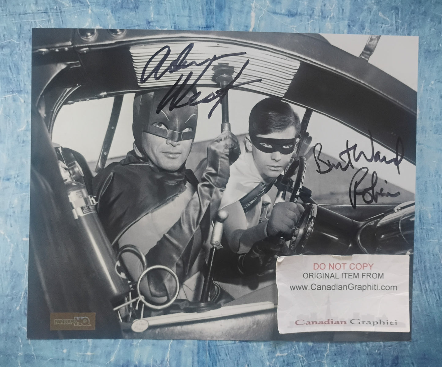 Adam West & Burt Ward Hand Signed Autograph 8x10 Photo COA Batman