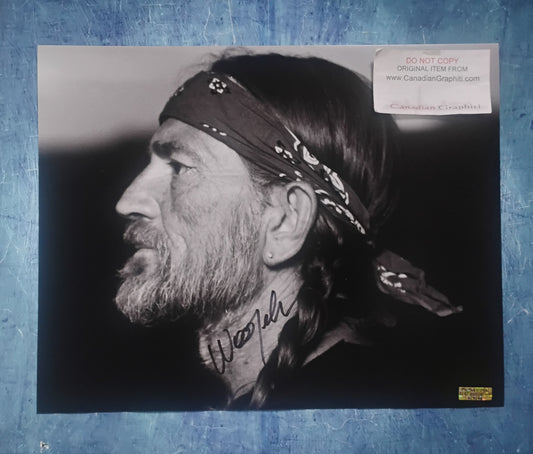 Willie Nelson Hand Signed Autograph 11x14 Photo COA