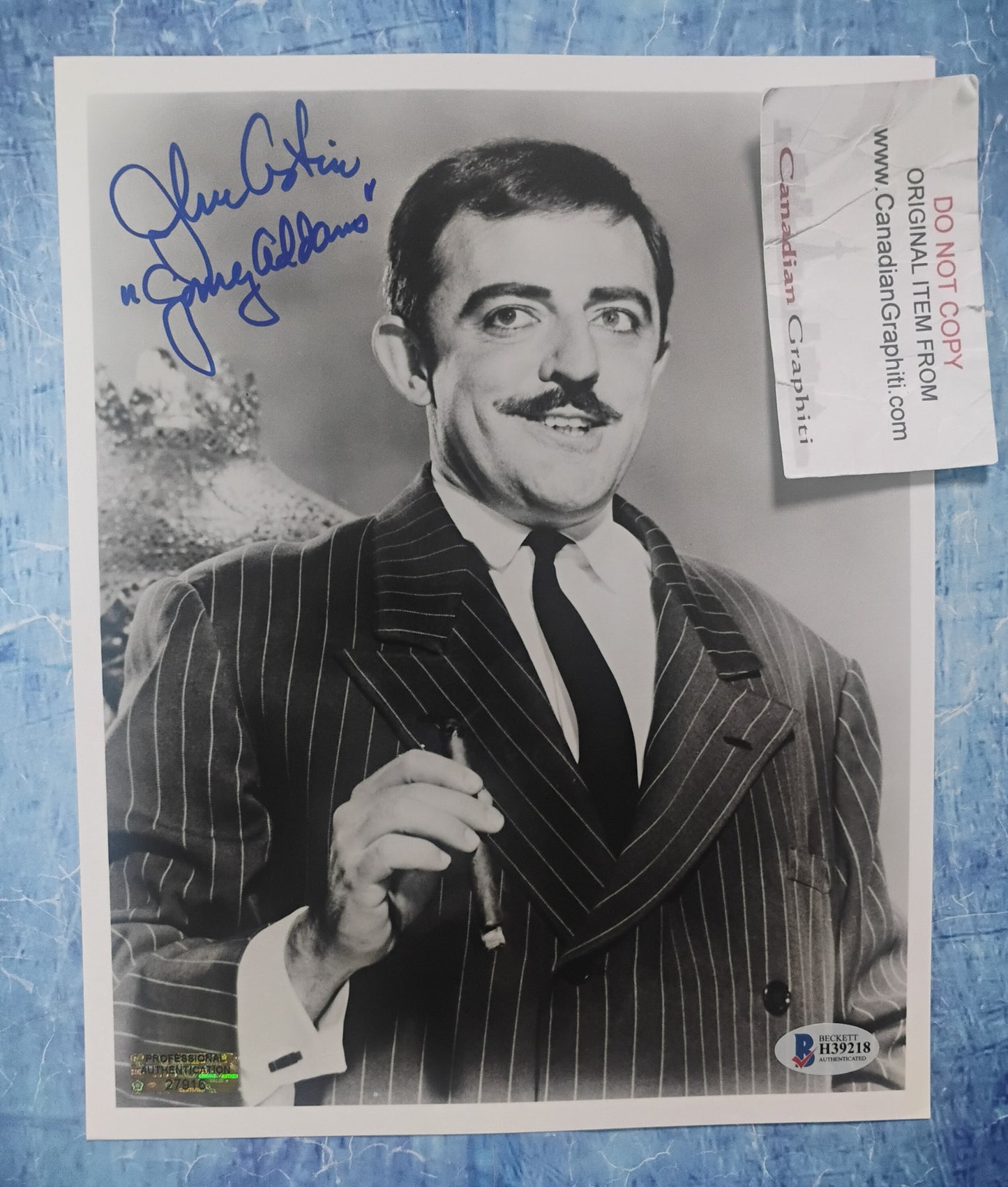 John Astin Hand Signed Autograph 8x10 Photo BAS COA The Addams Family
