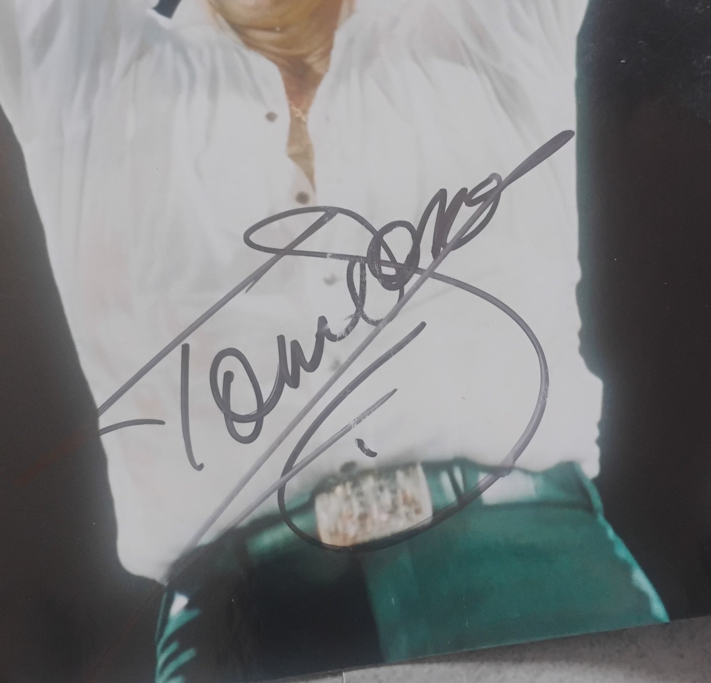 Tom Jones Hand Signed Autograph 8x10 Photo BAS COA