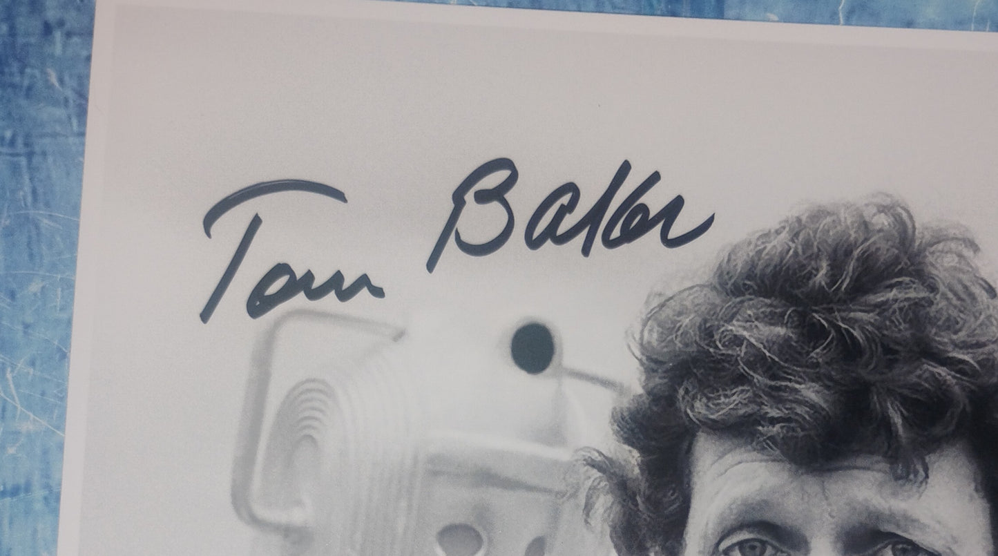Tom Baker Hand Signed Autograph 8x10 Photo COA Doctor Who
