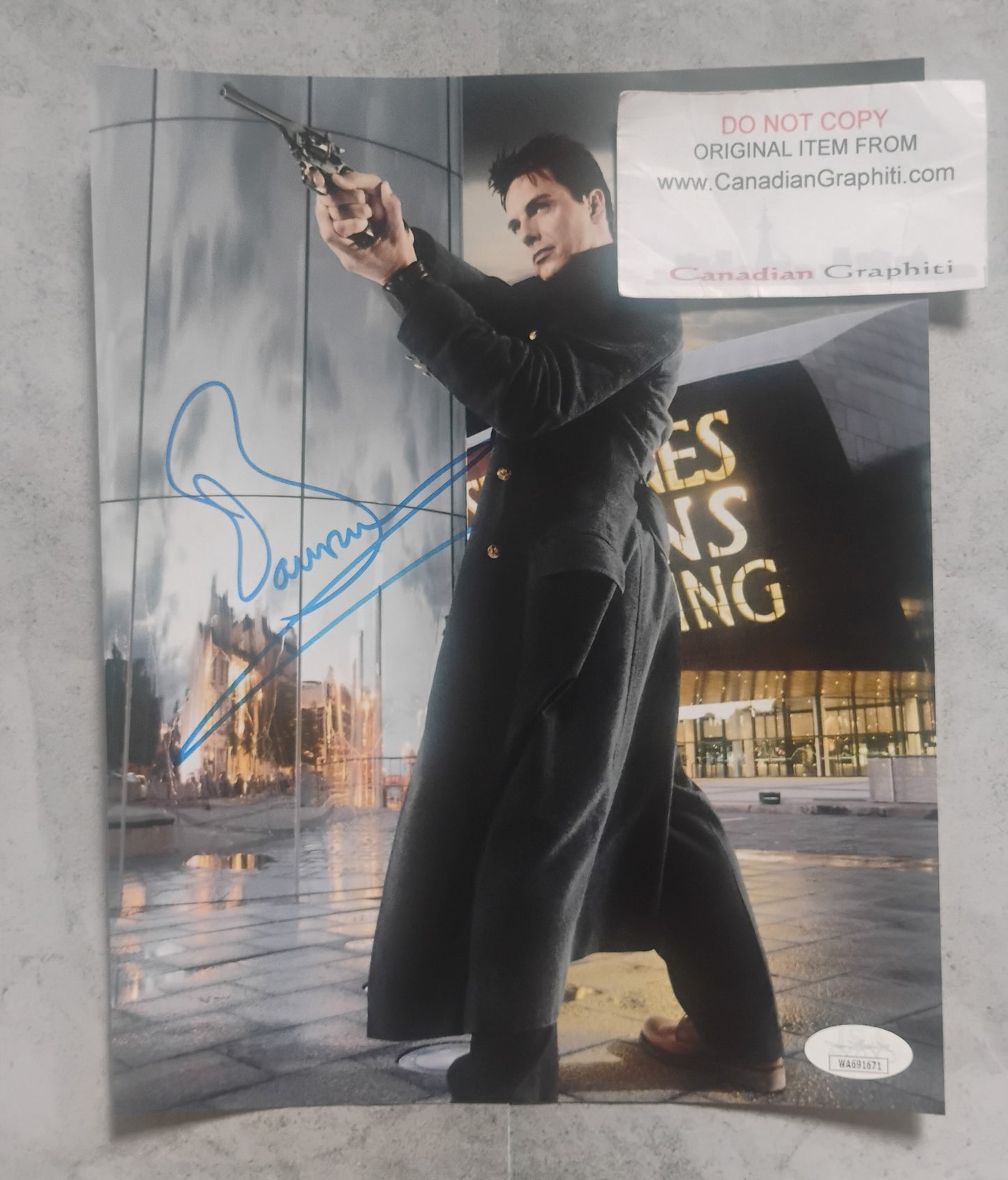 John Barrowman Hand Signed Autograph 8x10 Photo JSA COA Torchwood