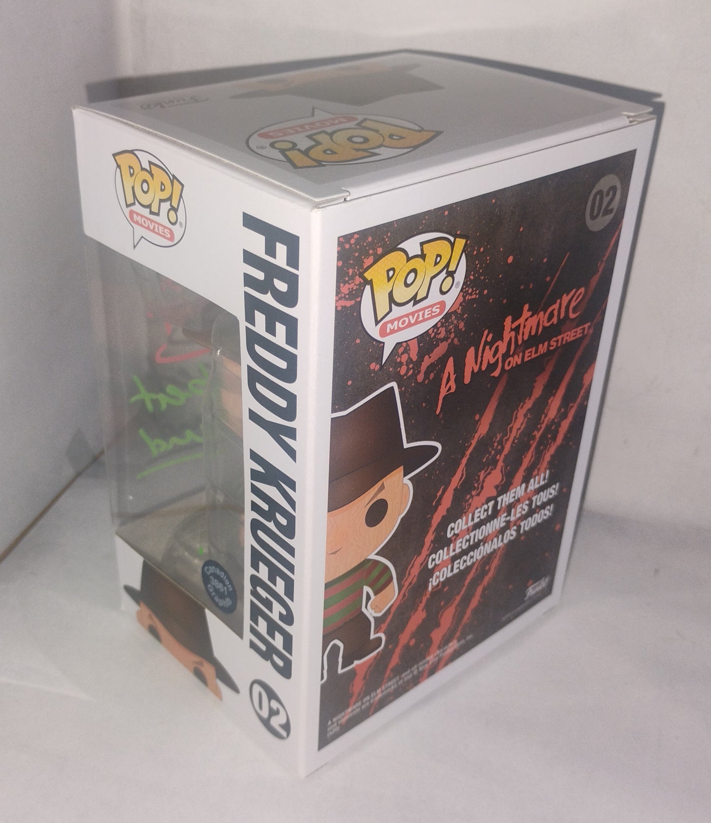 Robert Englund Hand Signed Autograph Freddy Krueger Funko Pop COA