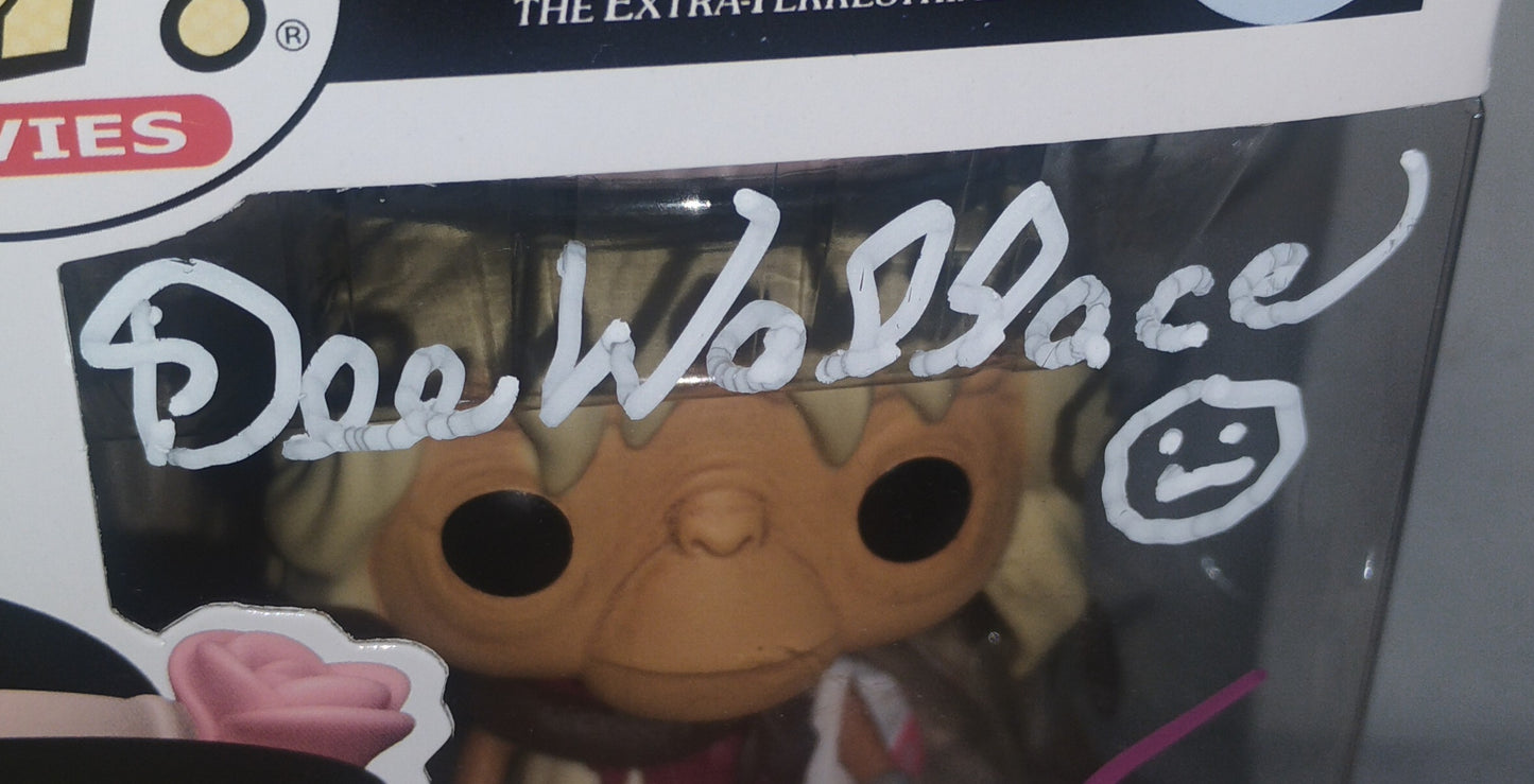 Dee Wallace & Matthew De Meritt Hand Signed Autograp E.T  Funko Pop COA