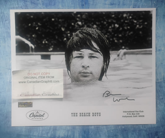 Brian Wilson Hand Signed Autograph 8x10 Photo COA Beach Boys