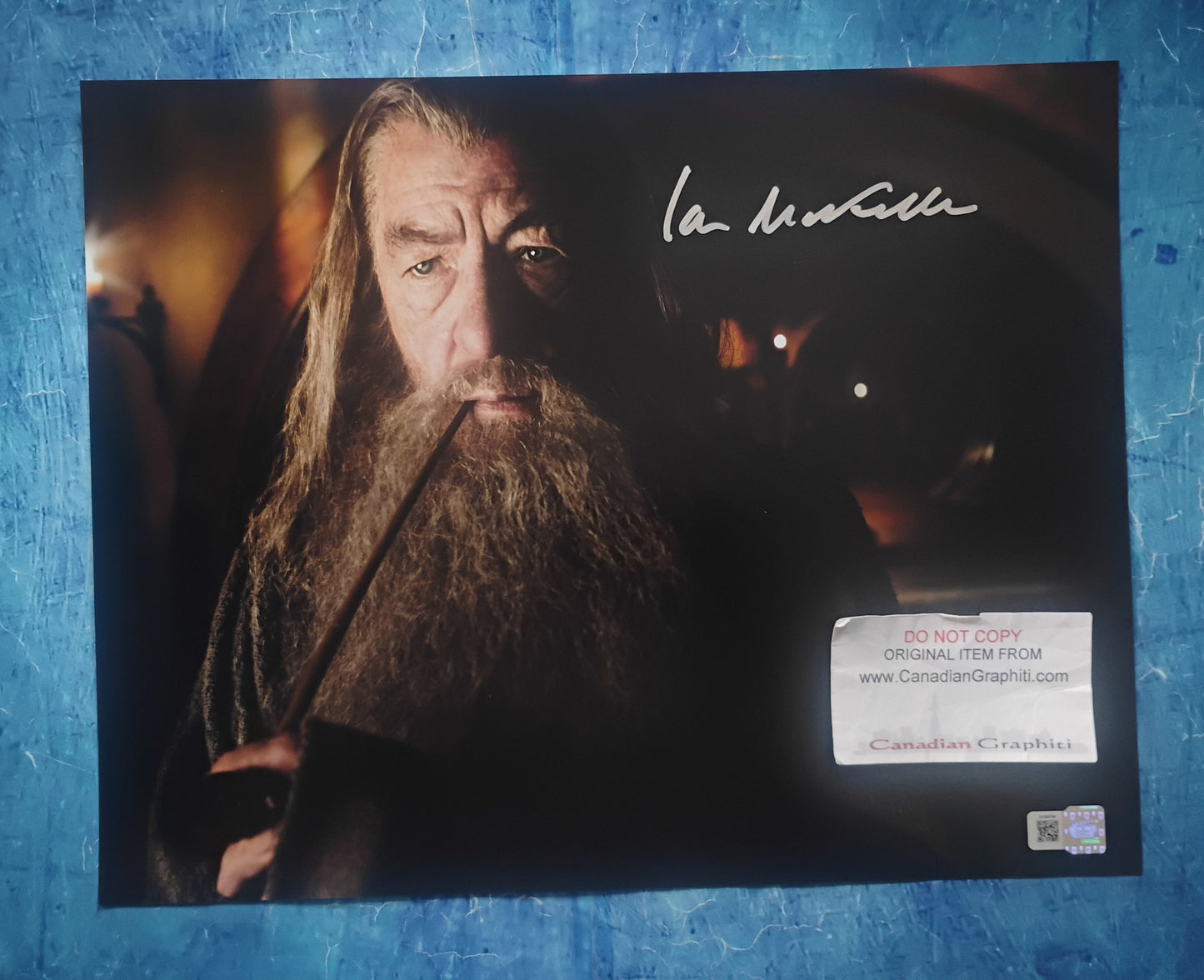 Ian McKellen Hand Signed Autograph 11x14 Photo BAS COA Lord Of The Rings