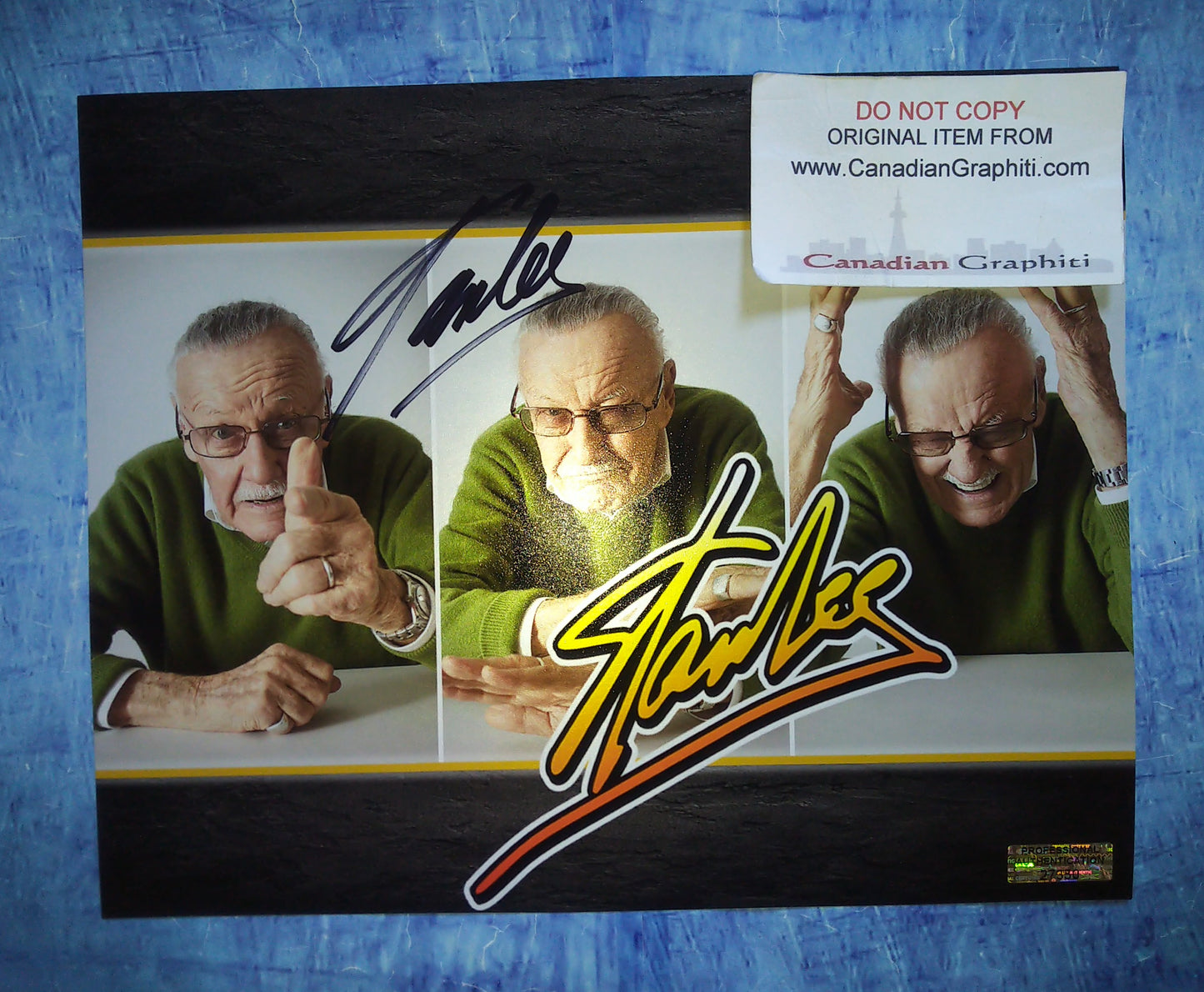 Stan Lee Hand Signed Autograph 8x10 Photo COA