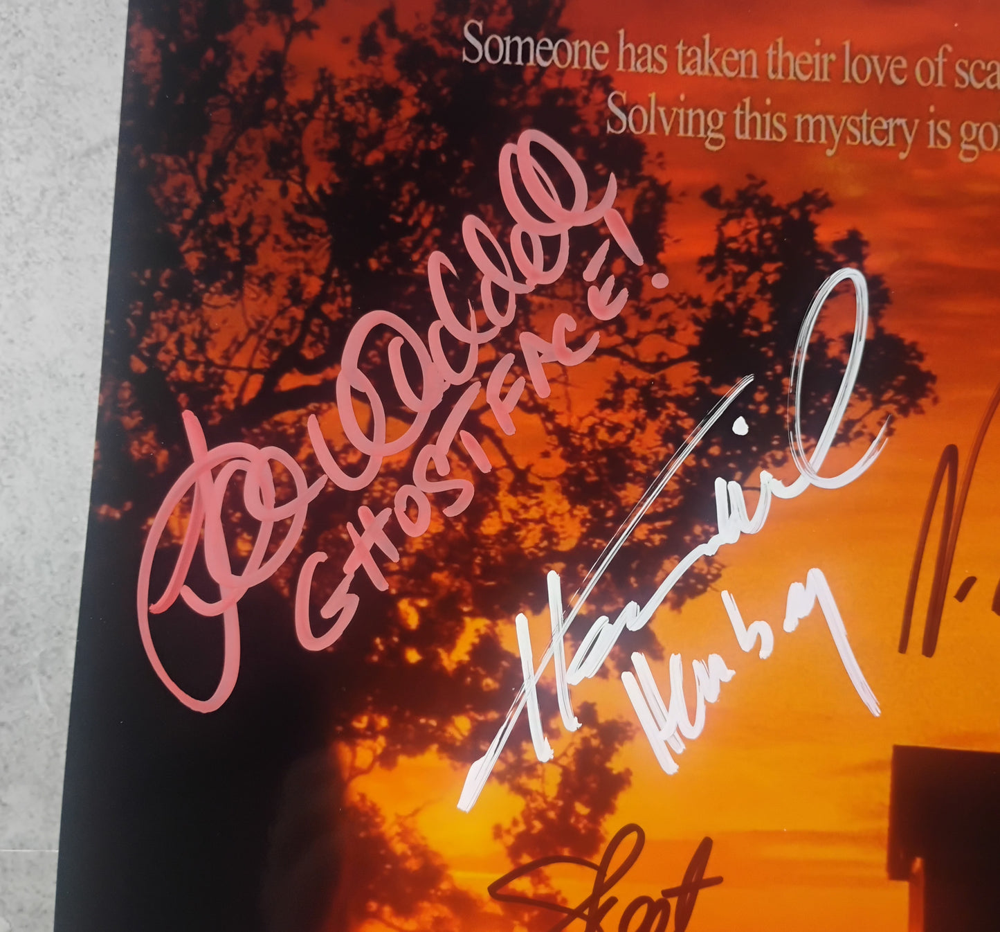Scream Cast Hand Signed Autograph 11x14 Photo COA