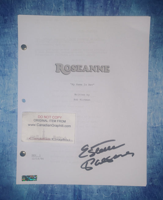 Estelle Parsons Hand Signed Autograph Roseanne Script COA