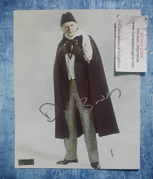 David Bradley Hand Signed Autograph 8x10 Photo COA Doctor Who